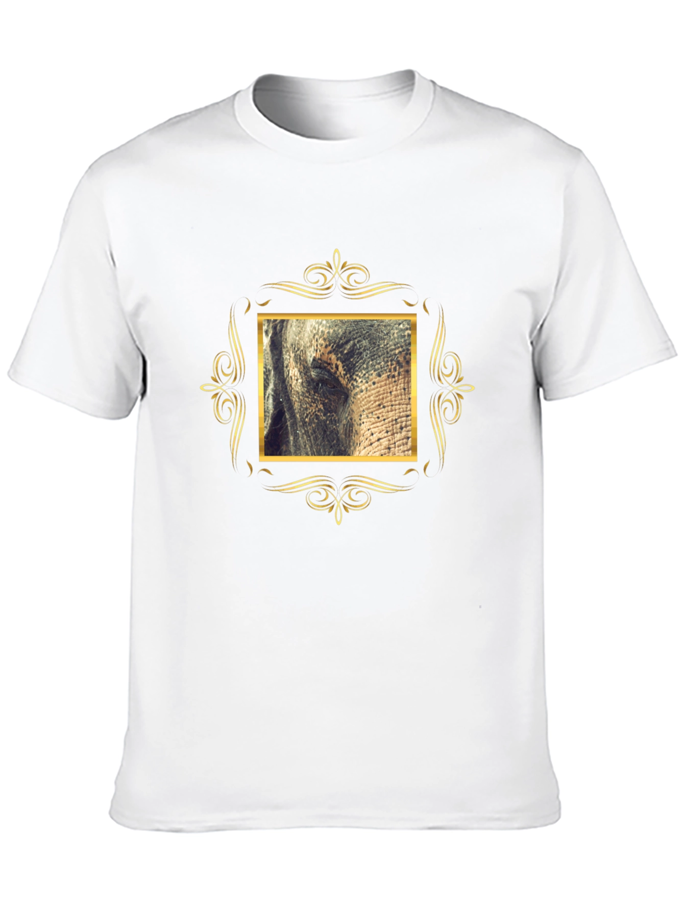 Elephant Eye Framed Graphic Tee - Mens Black T-Shirt