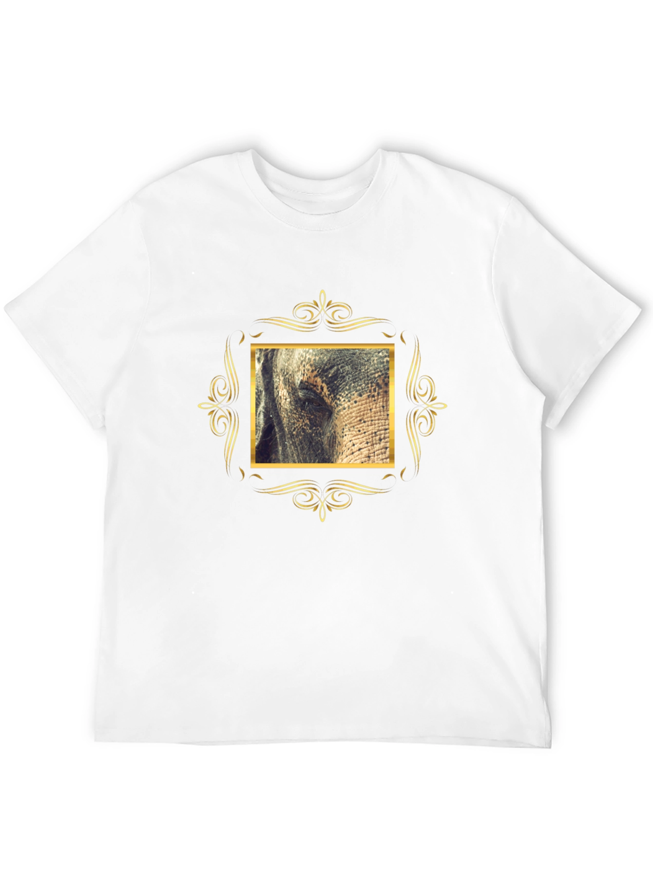 Elephant Eye Framed Graphic Tee - Mens Black T-Shirt