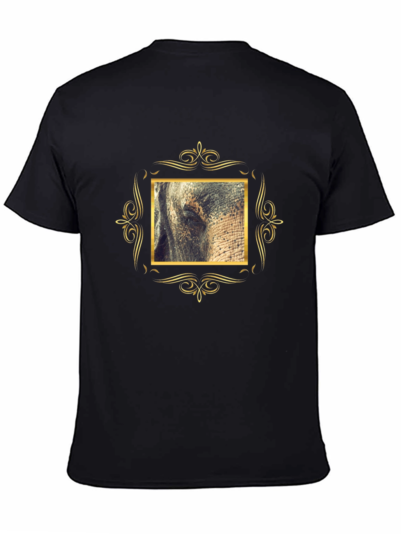 Elephant Eye Framed Graphic Tee - Mens Black T-Shirt