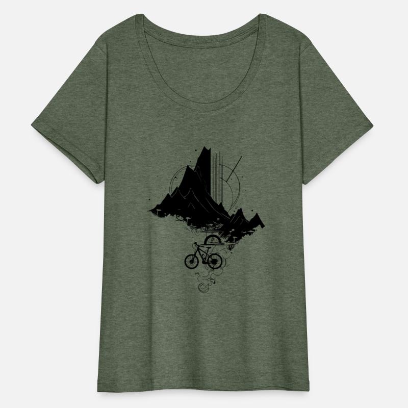 Mountain Bike Cyclist Sketch