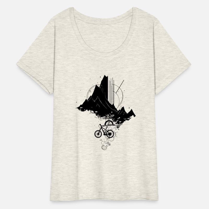 Mountain Bike Cyclist Sketch