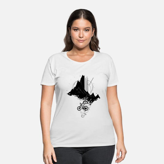 Mountain Bike Cyclist Sketch