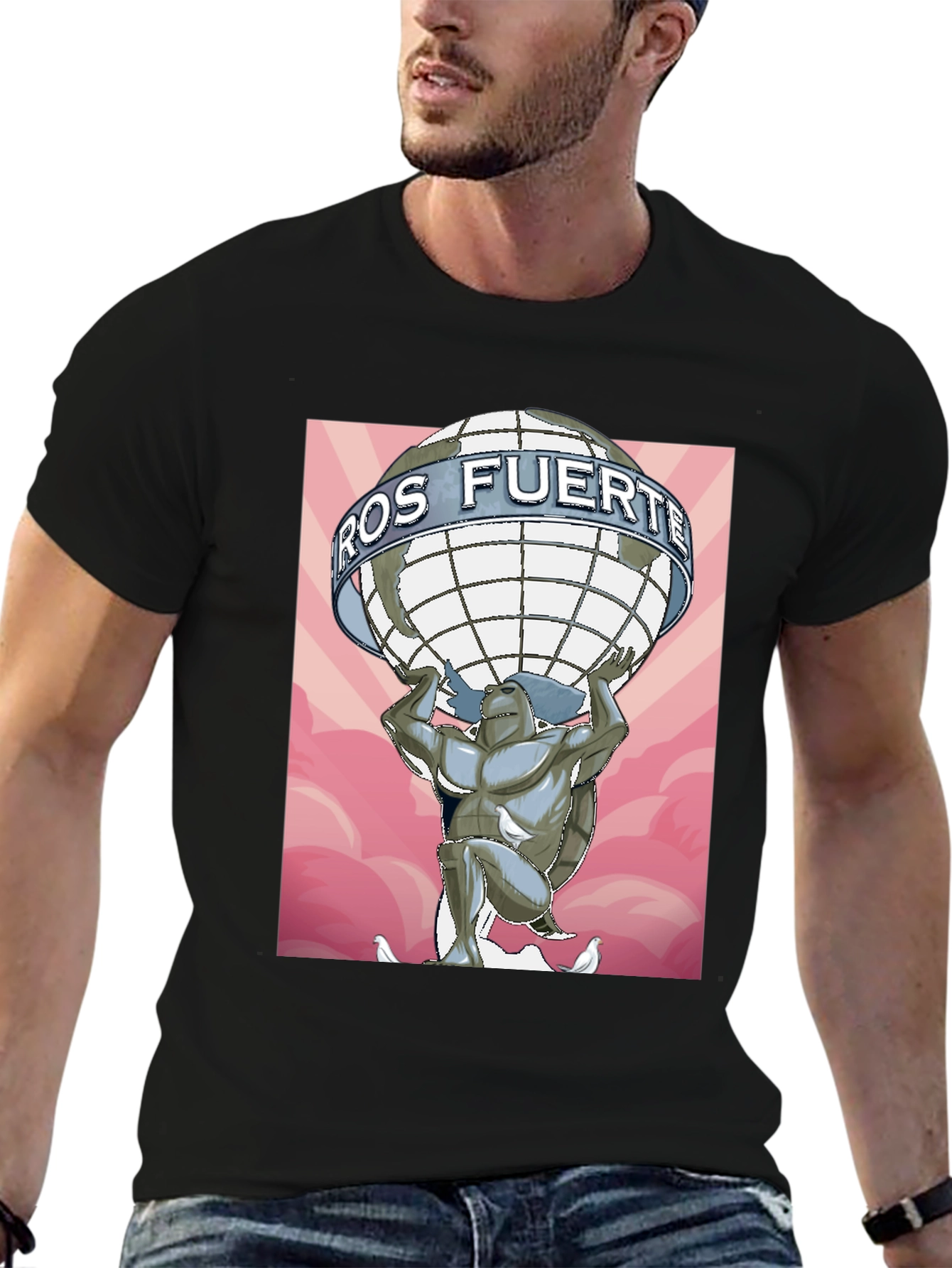 Atlas Globe Graphic T-Shirt - Strong & Stylish