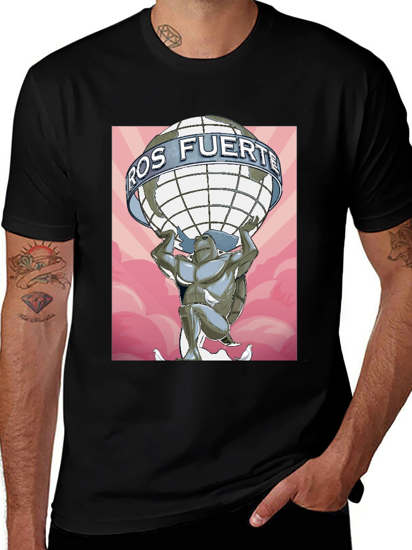 Atlas Globe Graphic T-Shirt - Strong & Stylish
