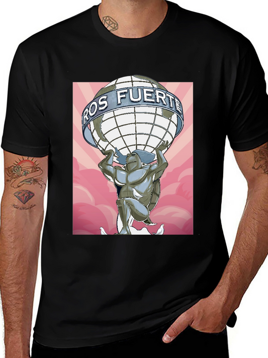 Atlas Globe Graphic T-Shirt - Strong & Stylish