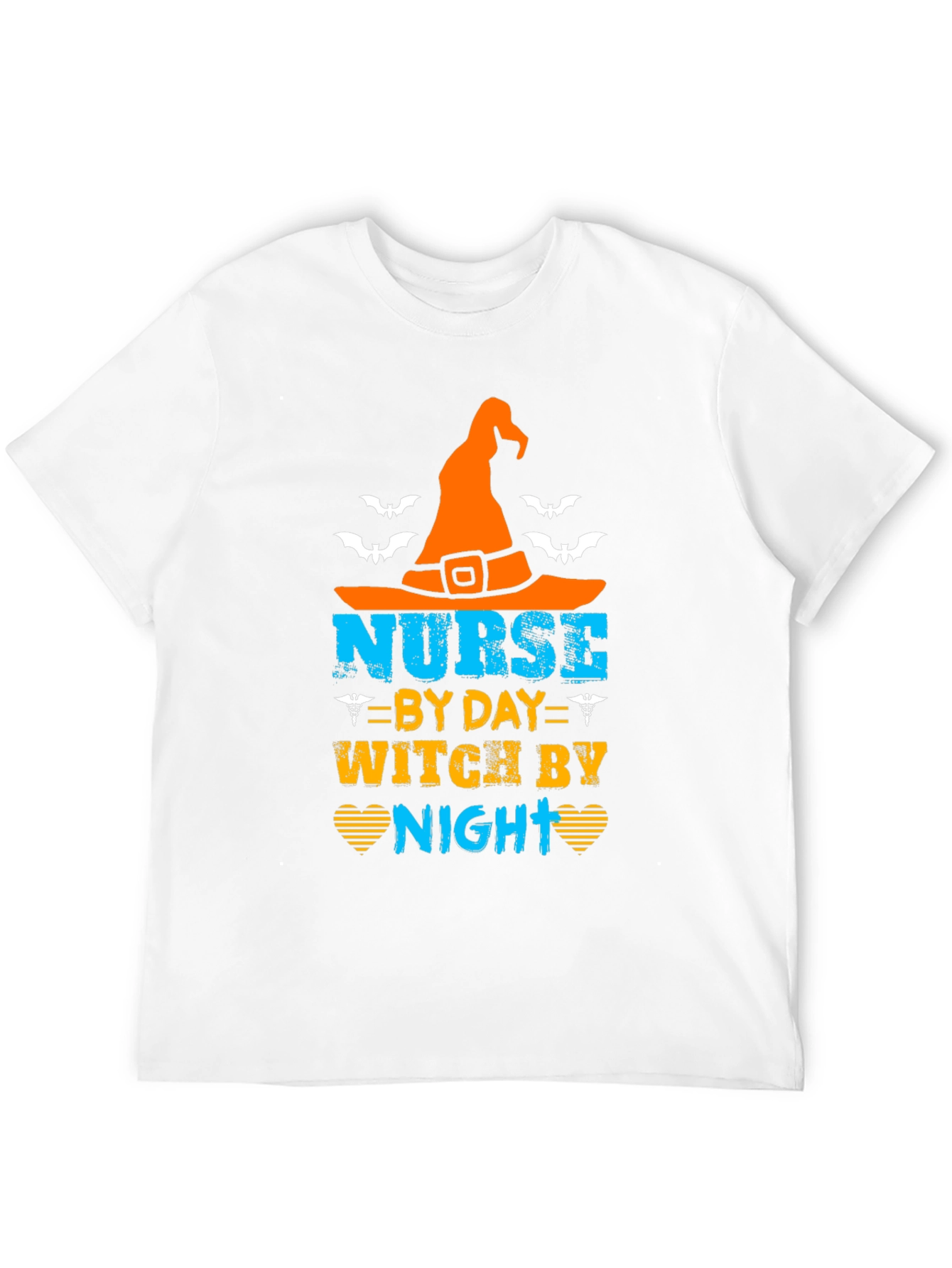 Nurse By Day Witch By Night Halloween T-Shirt