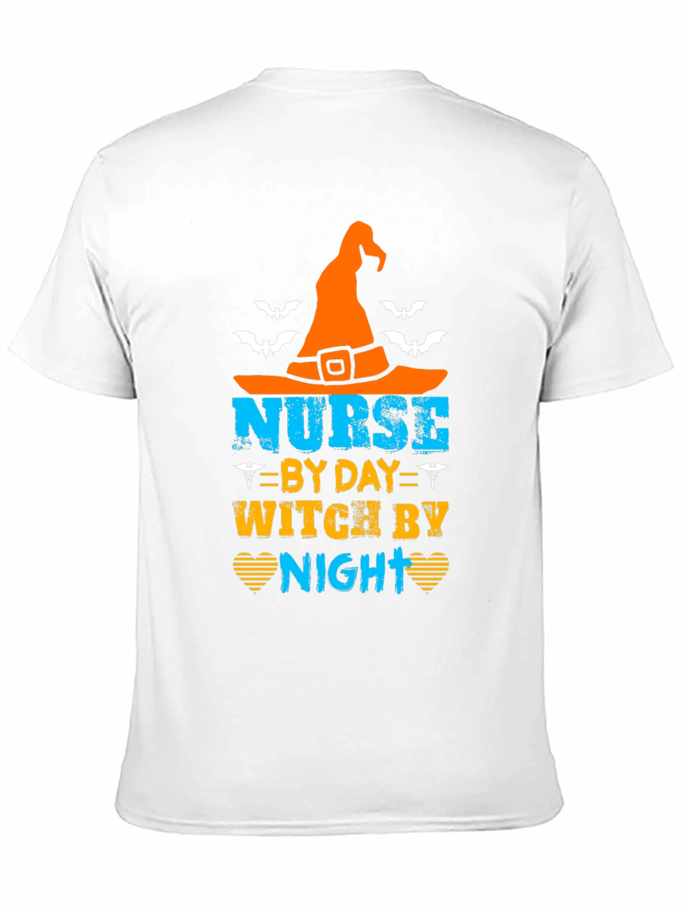 Nurse By Day Witch By Night Halloween T-Shirt