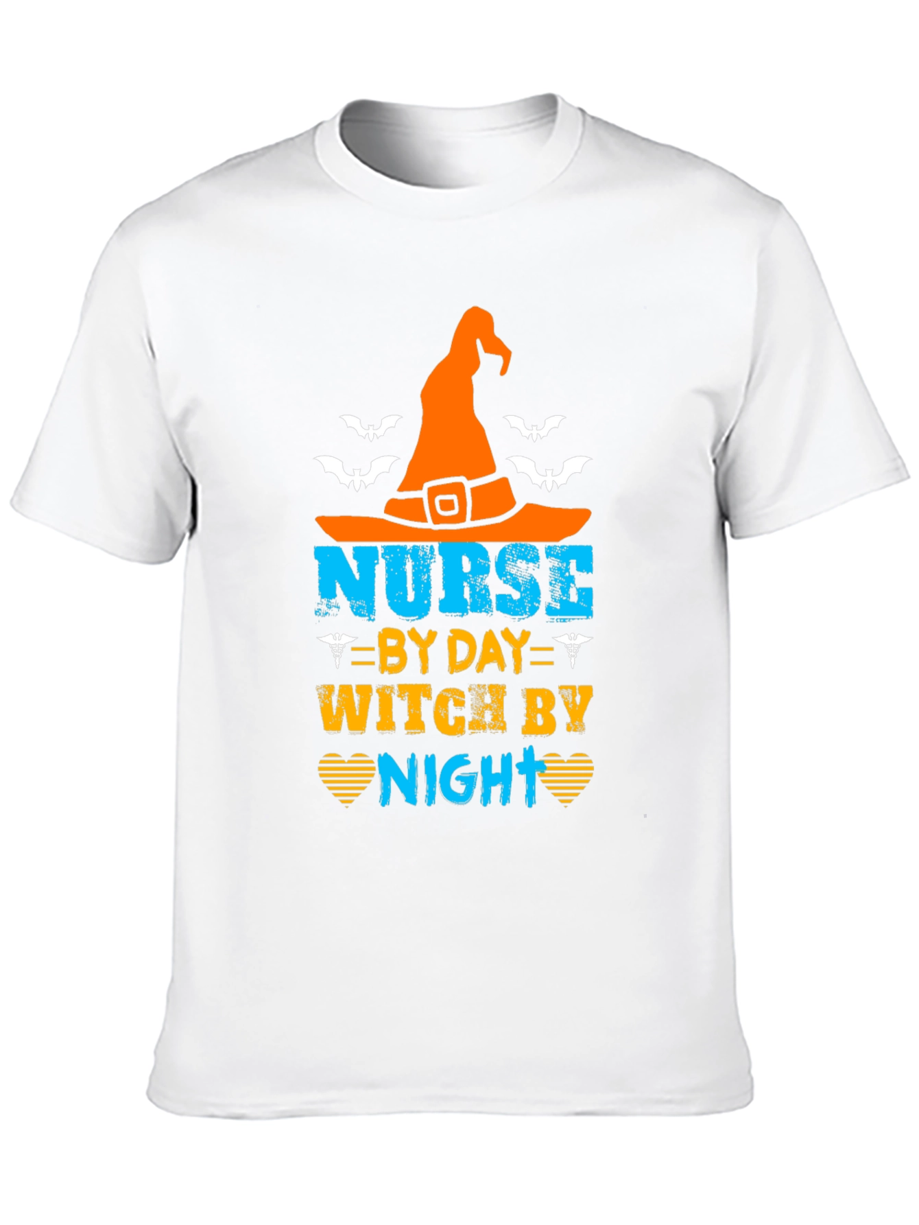 Nurse By Day Witch By Night Halloween T-Shirt