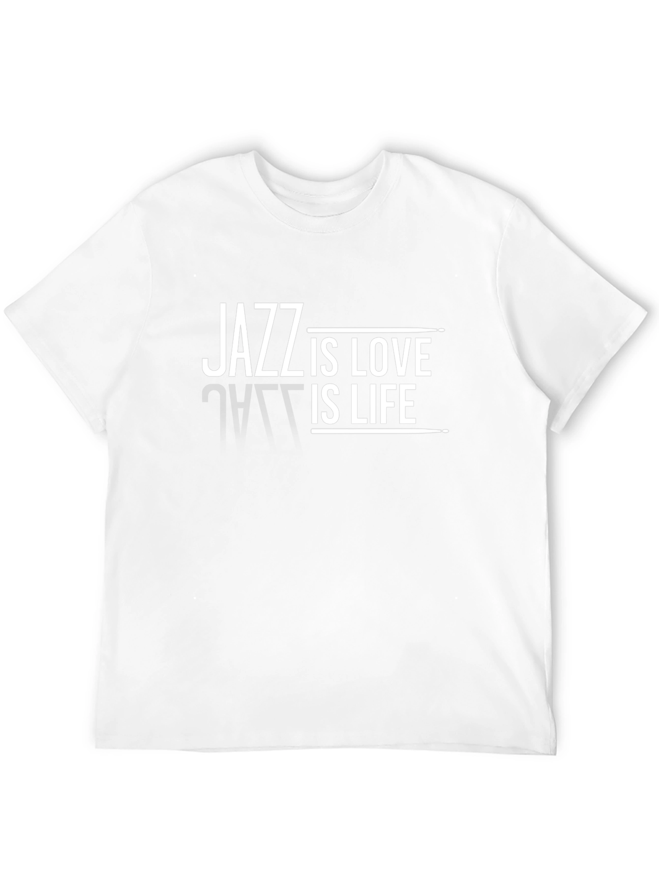 Jazz Is Love Is Life Black Graphic Tee