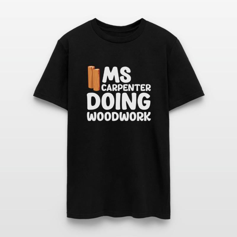 Ms Carpenter Doing Woodwork Handyman Crafting