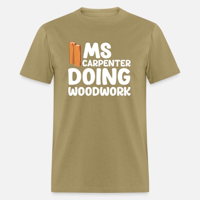 Ms Carpenter Doing Woodwork Handyman Crafting