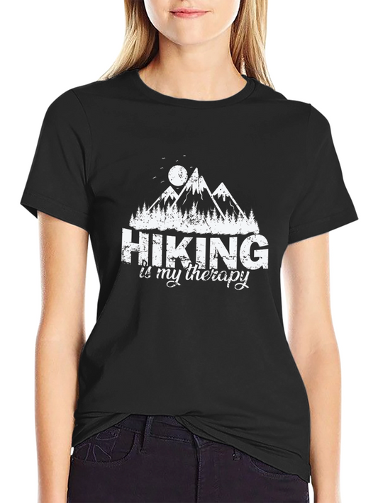 Hiking Is My Therapy Graphic T-Shirt