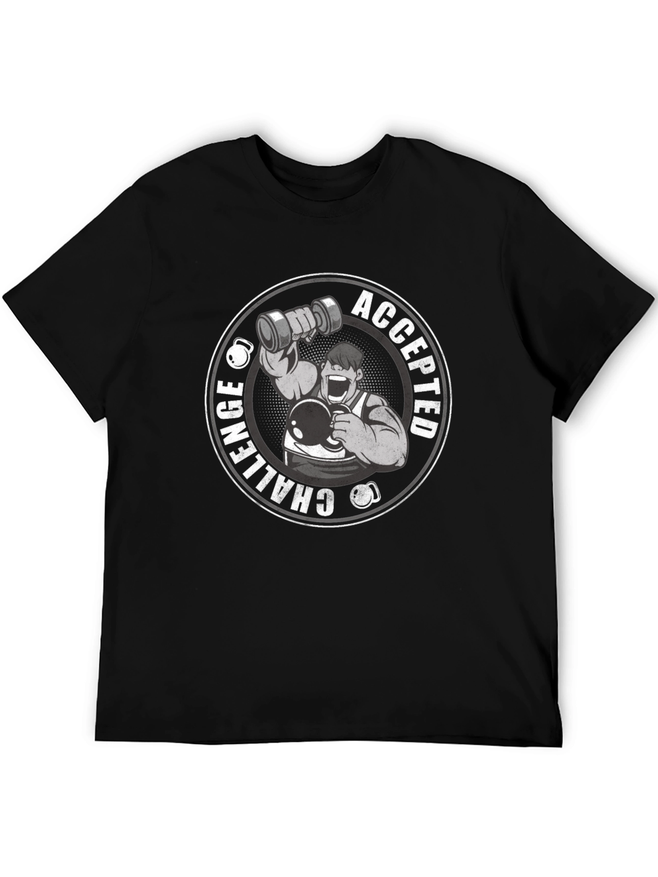 Challenge Accepted Black T-Shirt