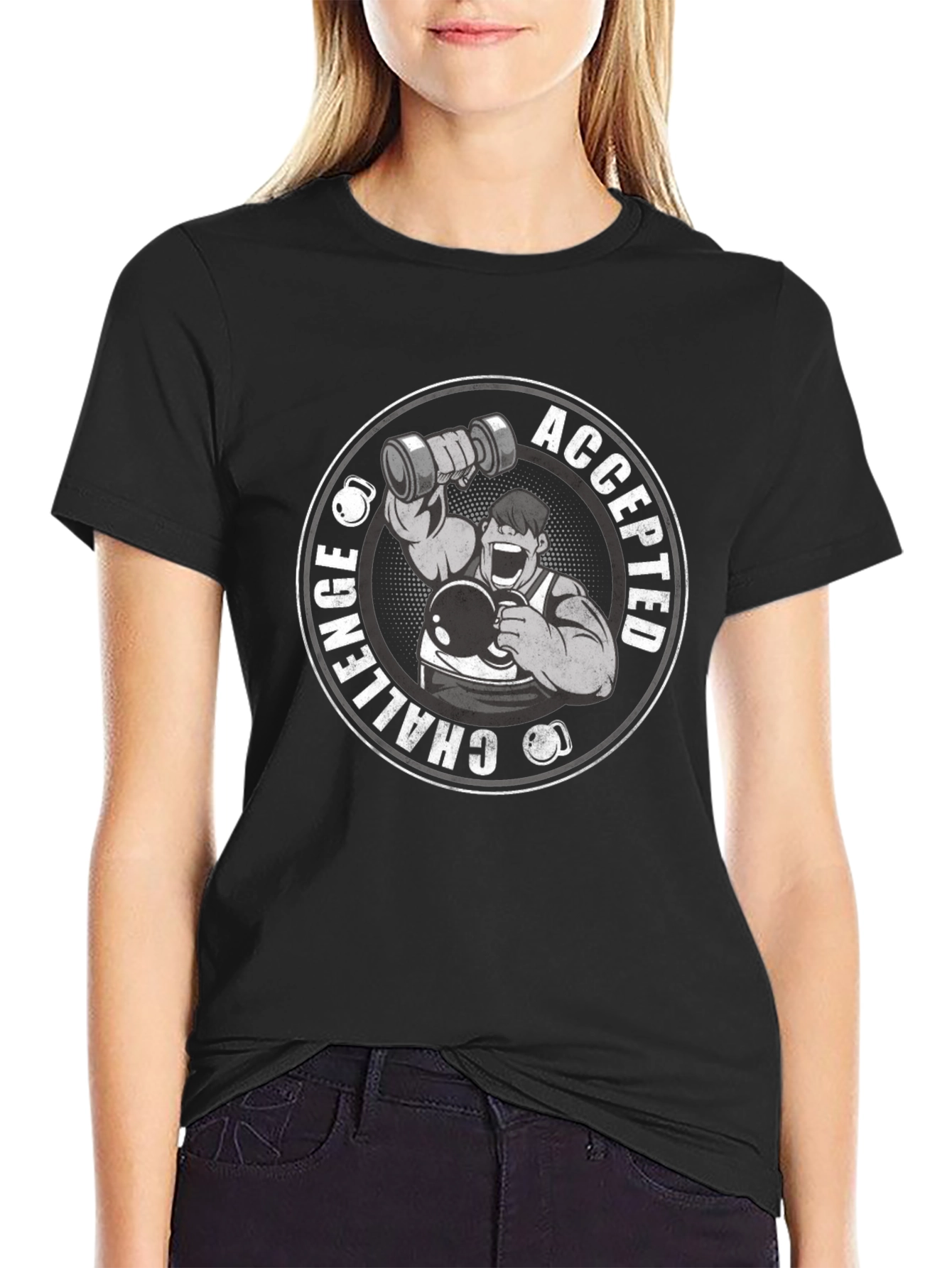 Challenge Accepted Black T-Shirt
