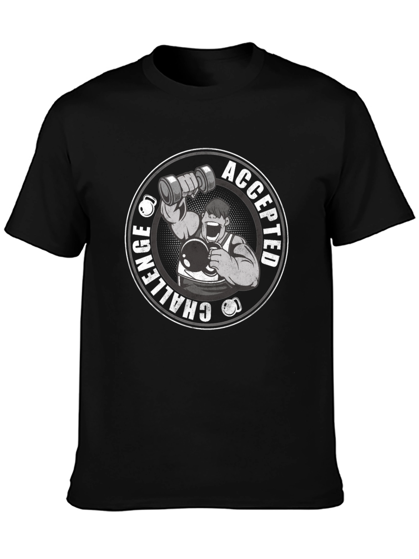 Challenge Accepted Black T-Shirt