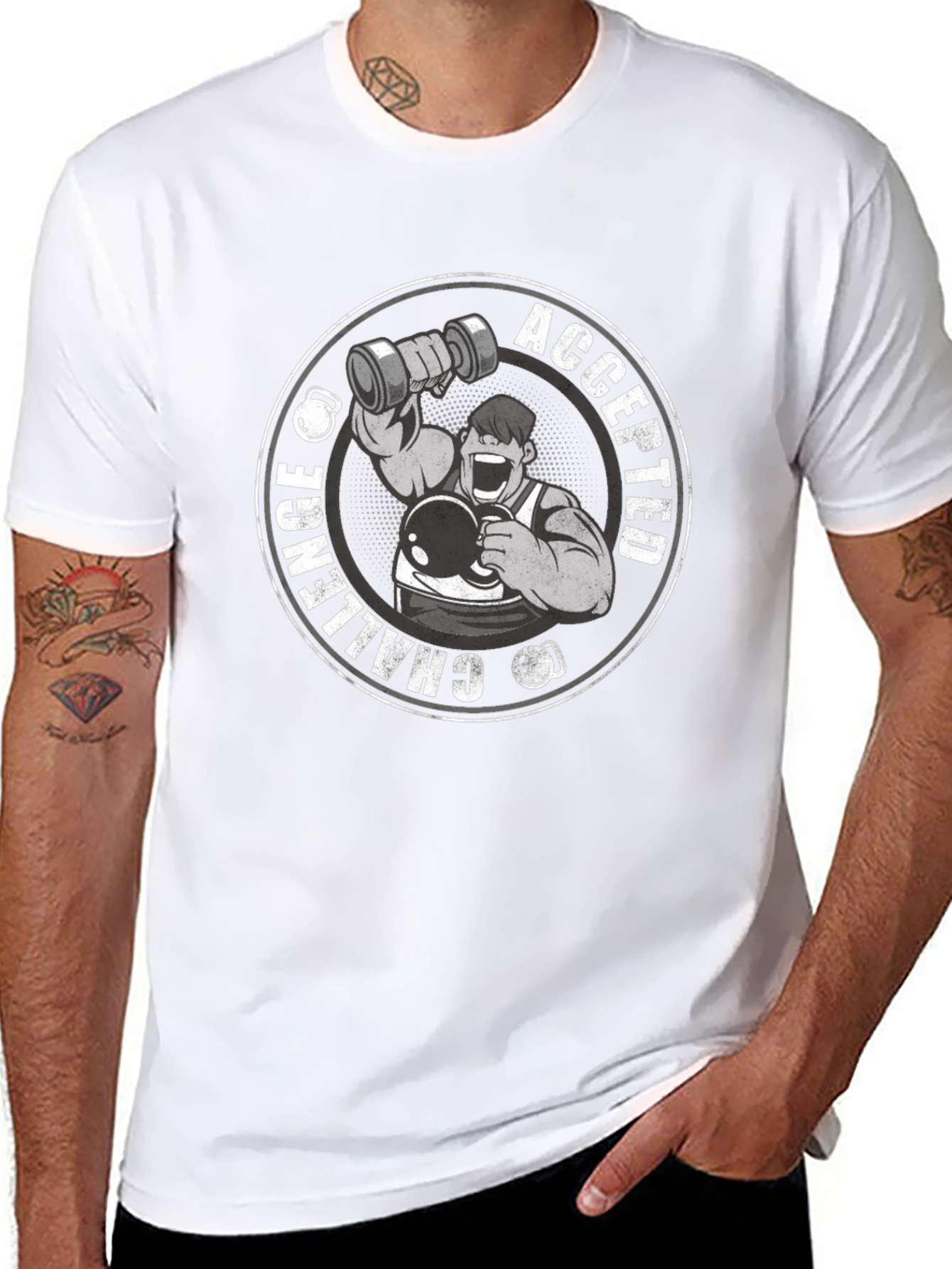 Challenge Accepted Black T-Shirt