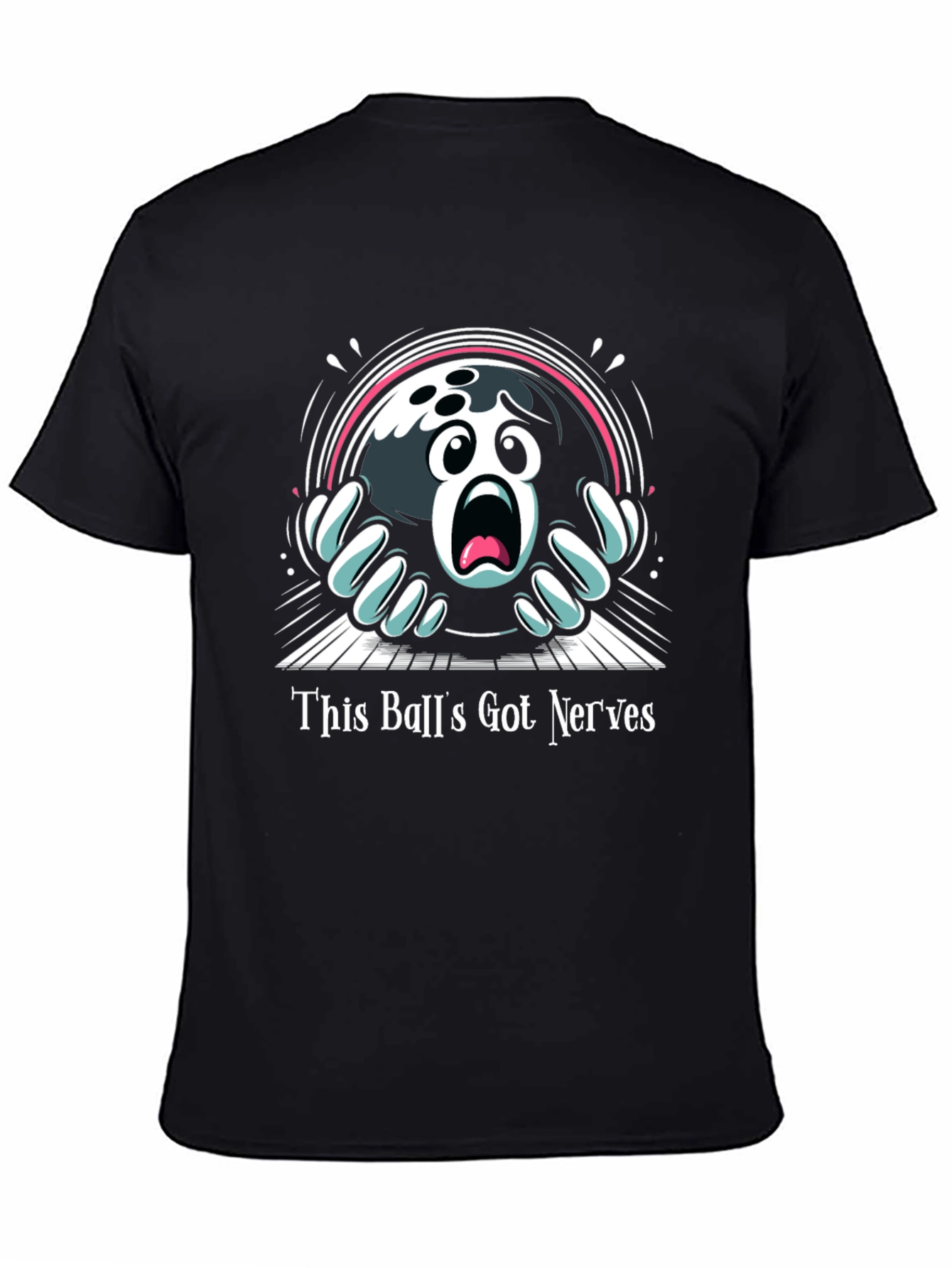 Nervous Bowling Ball Graphic Tee