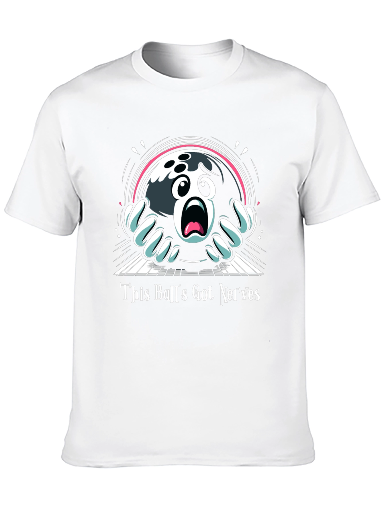 Nervous Bowling Ball Graphic Tee