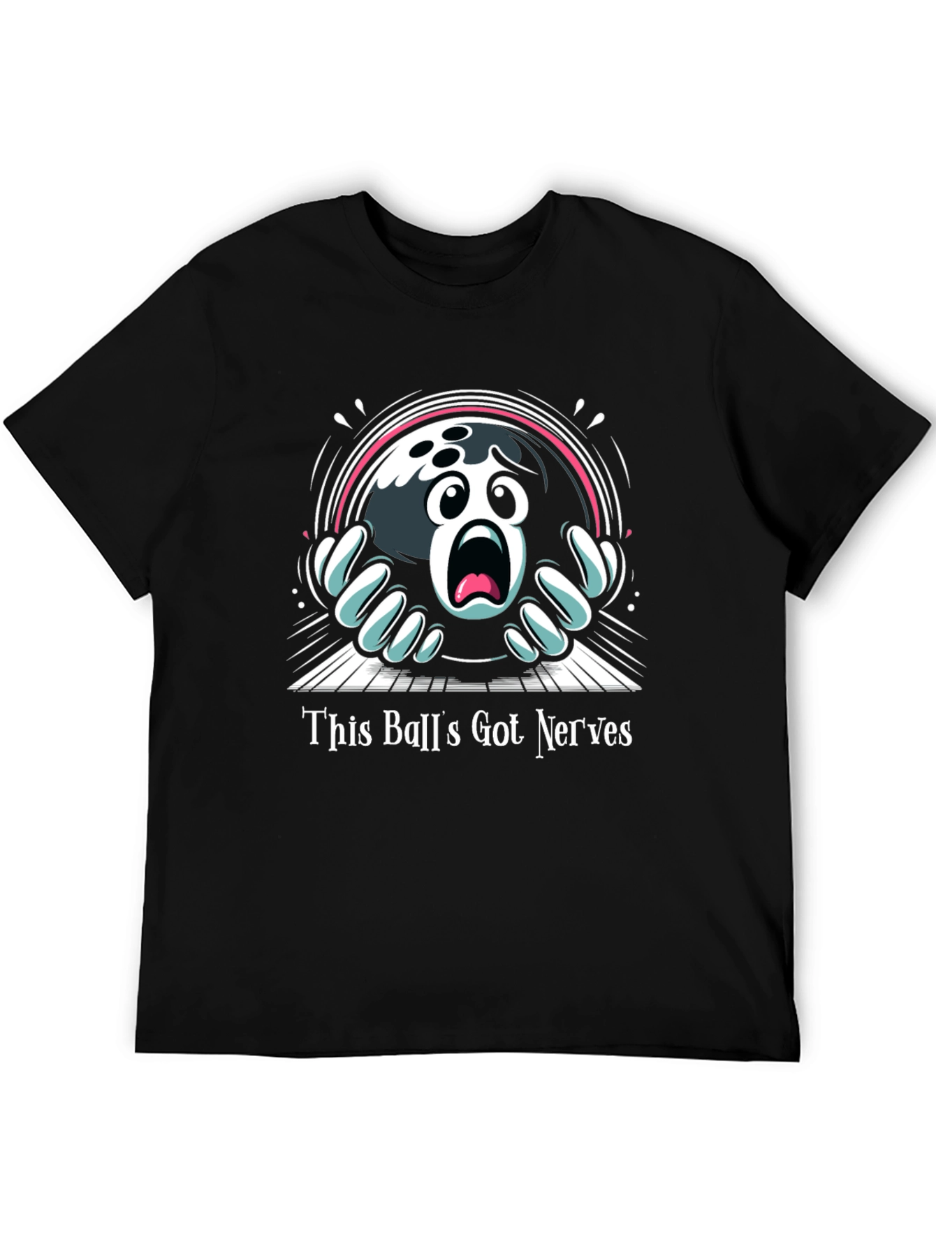 Nervous Bowling Ball Graphic Tee