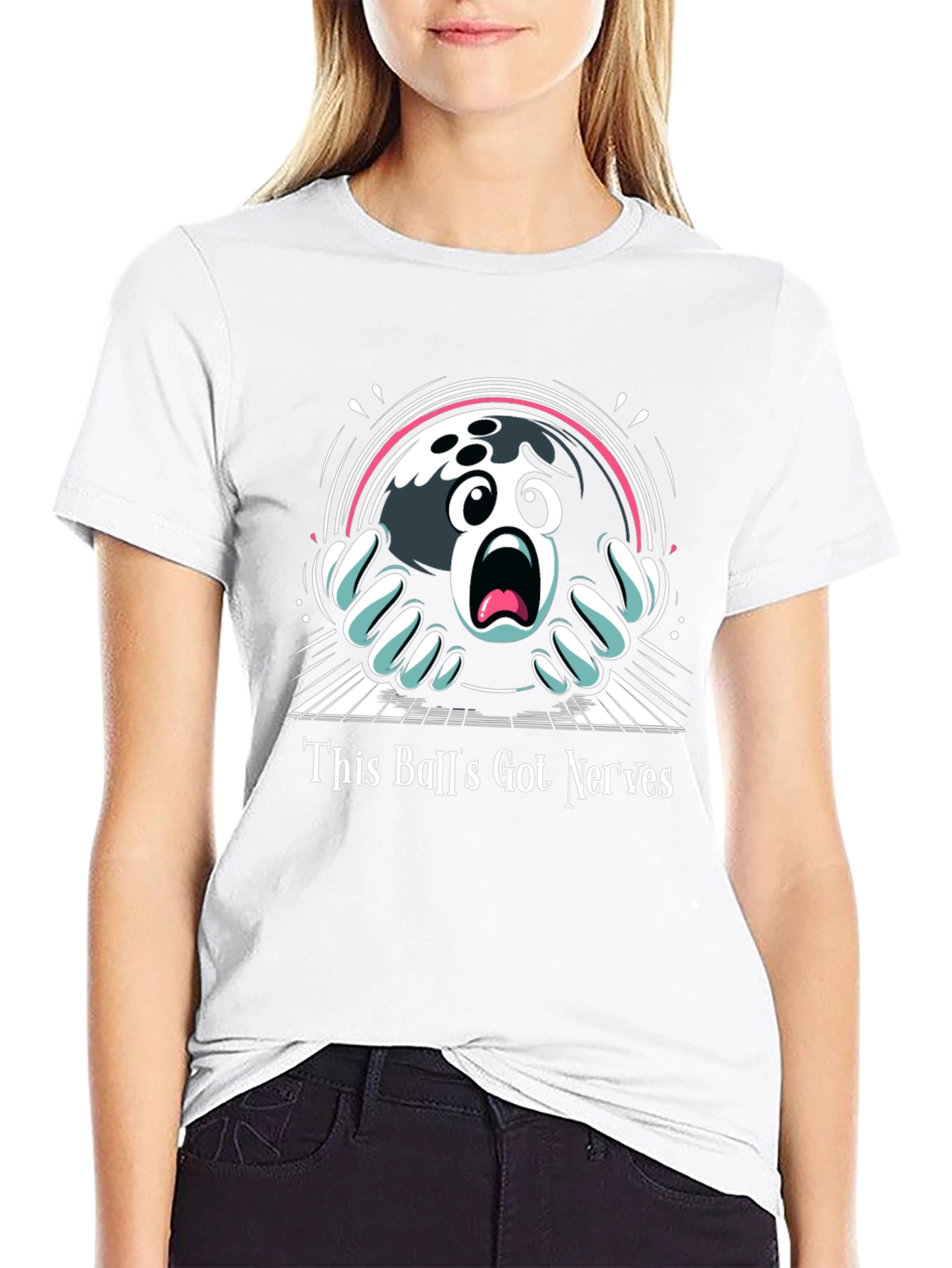 Nervous Bowling Ball Graphic Tee