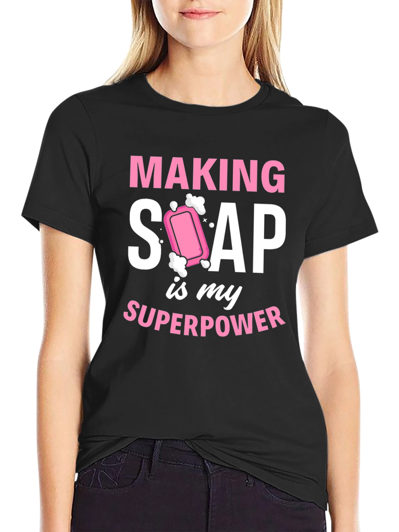 Making Soap Is My Superpower Funny T-Shirt