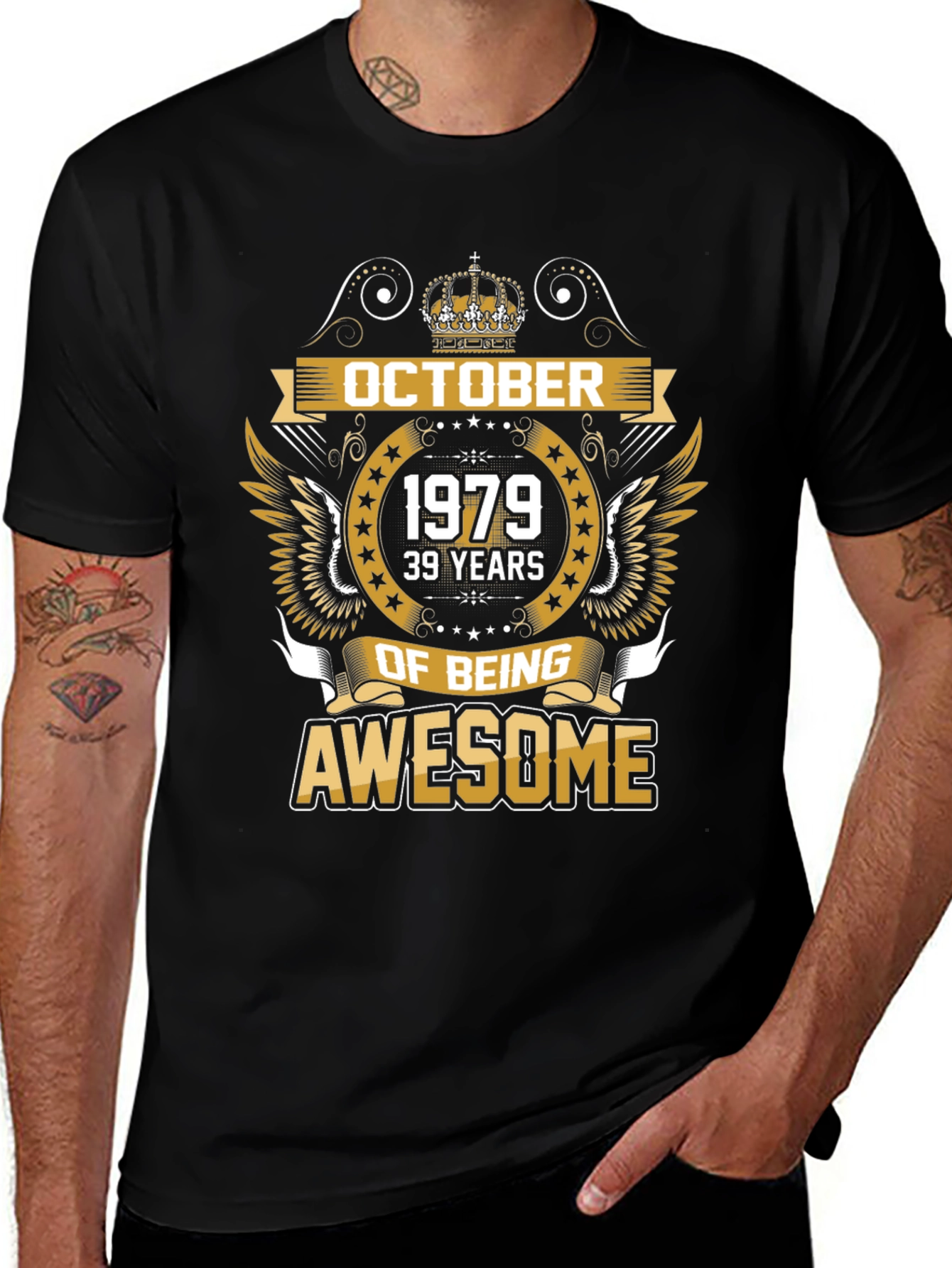 October 1979 Awesome Birthday T-Shirt