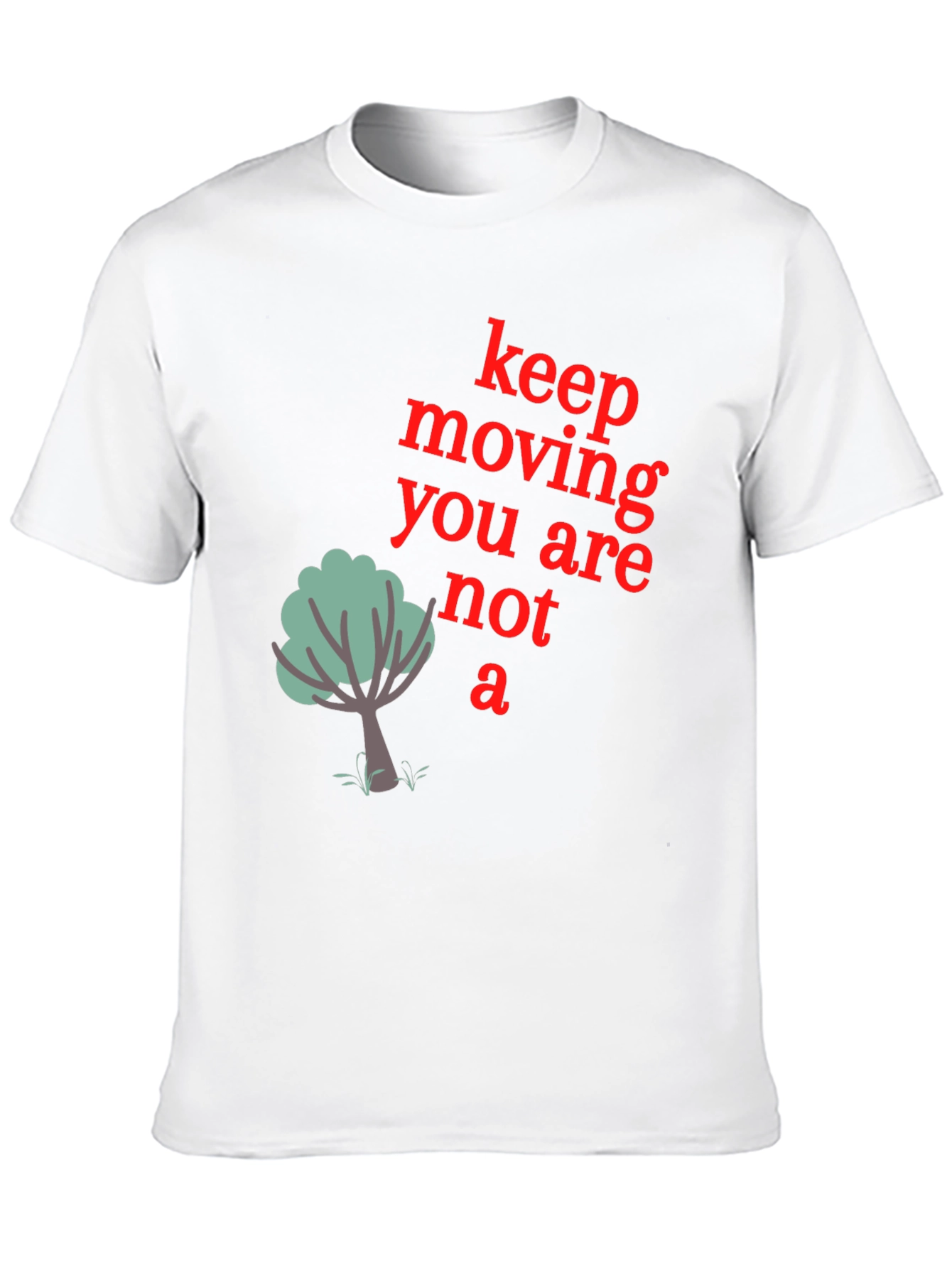 Keep Moving Graphic Tee - Mens Black T-Shirt