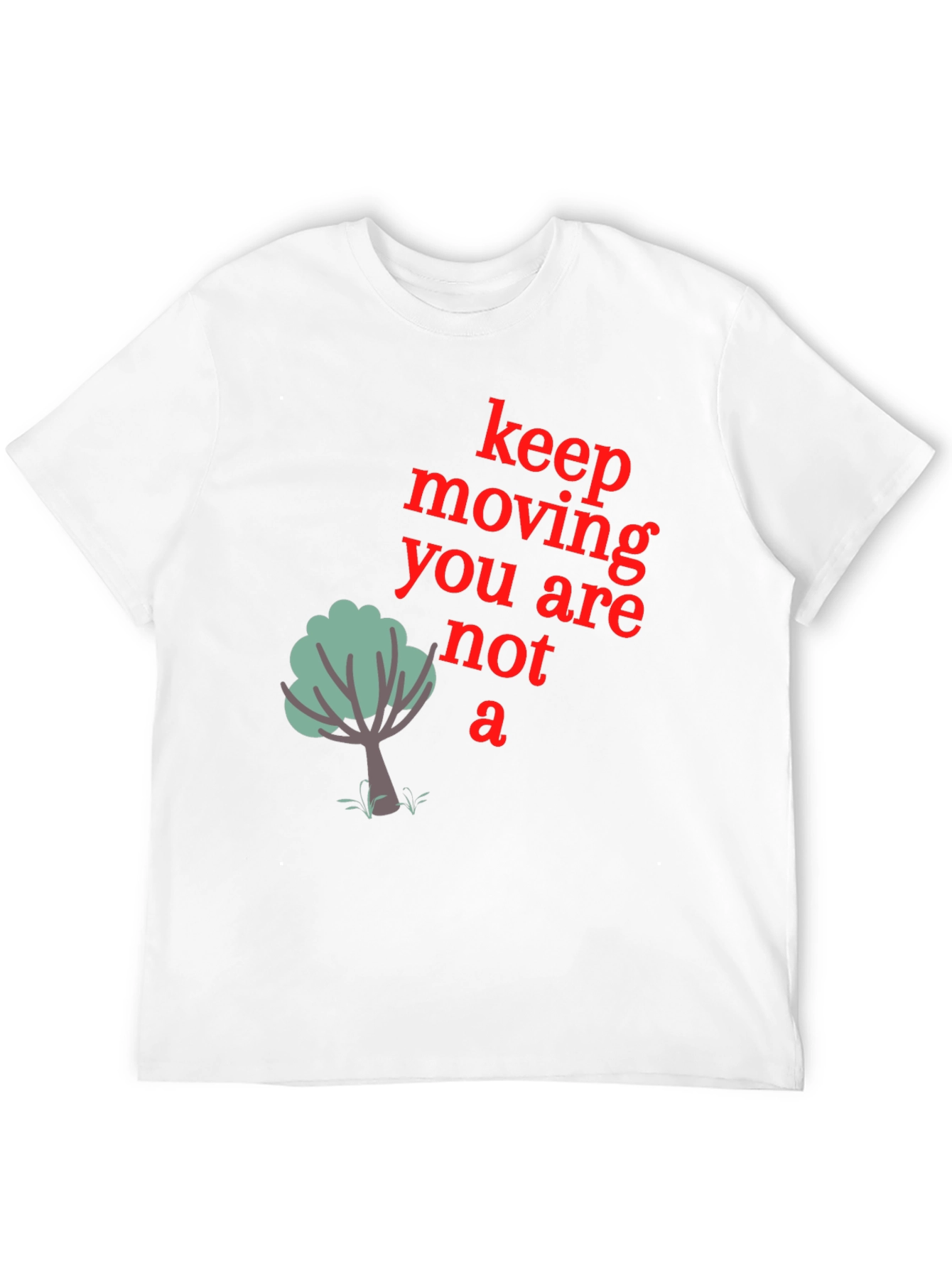Keep Moving Graphic Tee - Mens Black T-Shirt