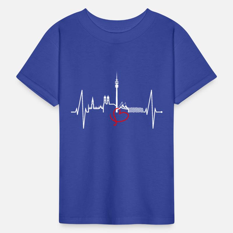 Munich Skyline Heartbeat Bavarian Oktoberfest Gift