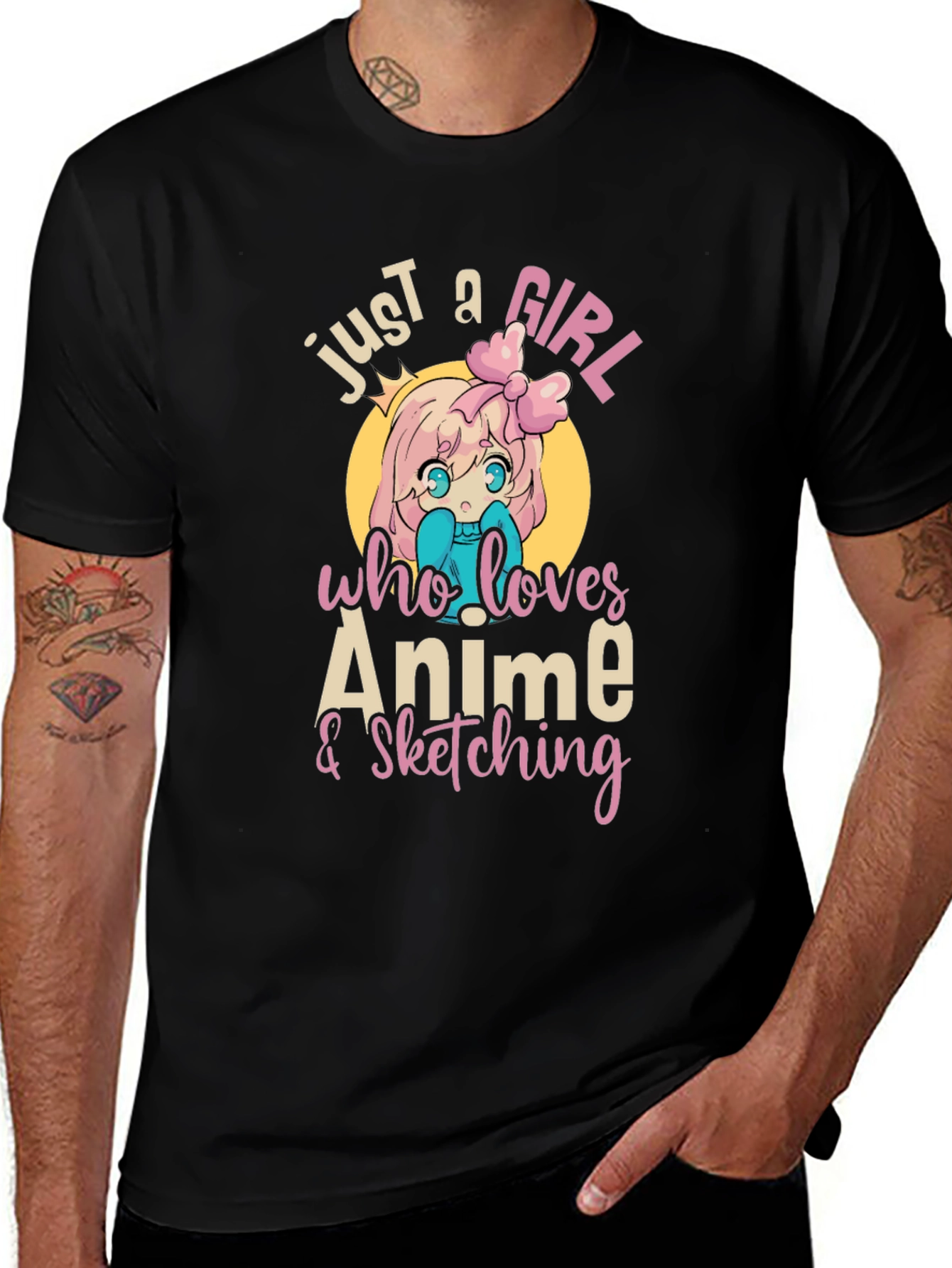 Anime & Sketching Girls T-Shirt