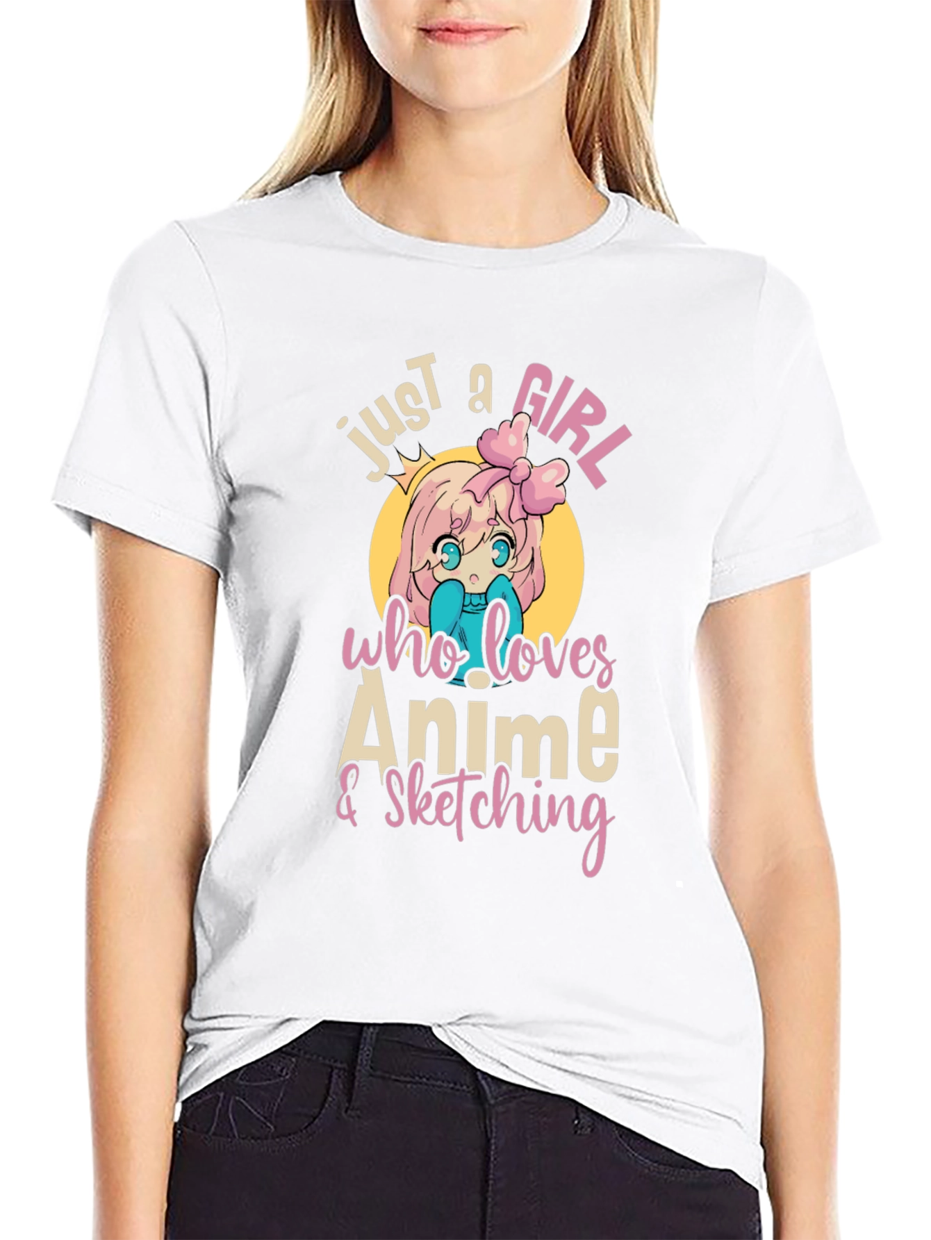 Anime & Sketching Girls T-Shirt