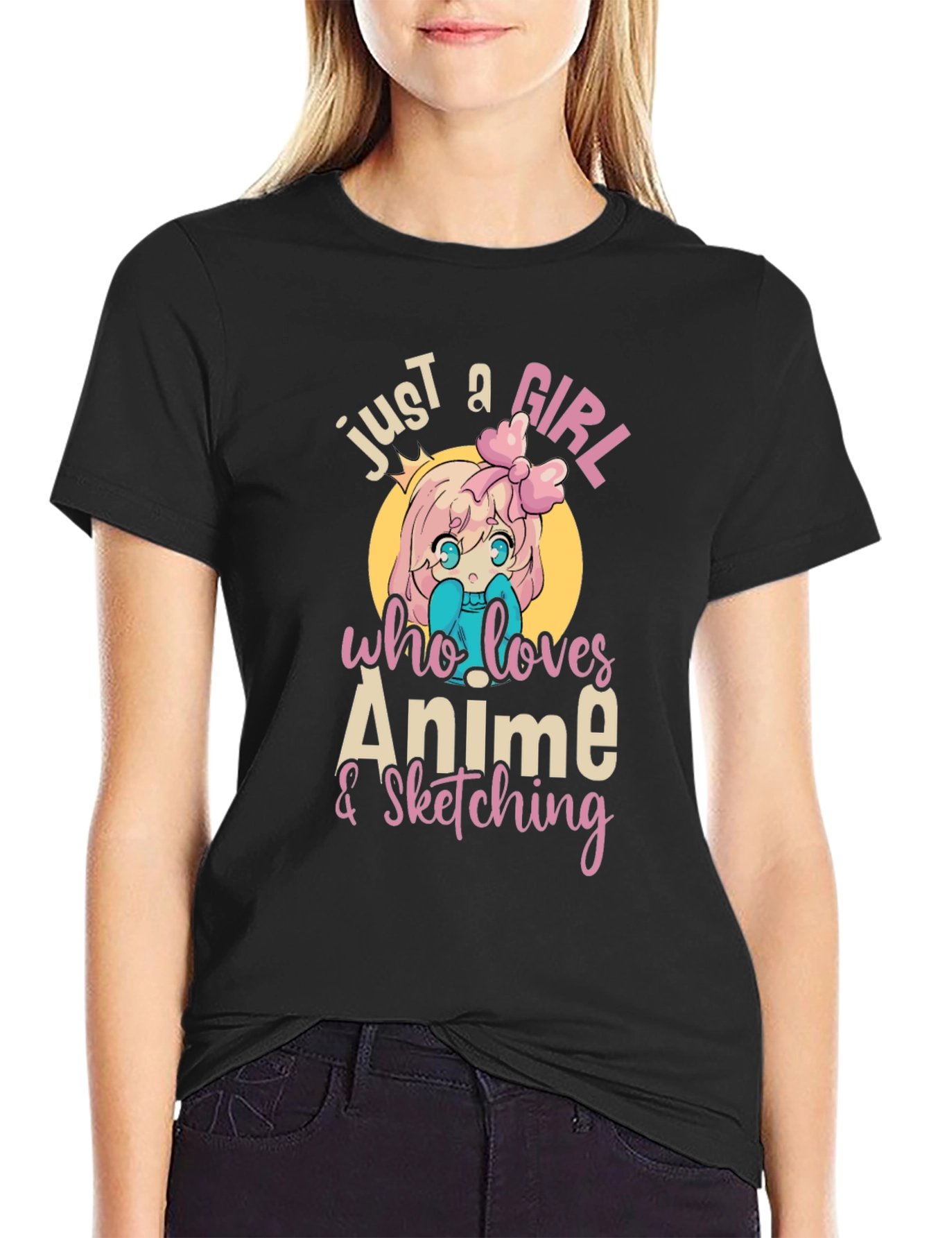 Anime & Sketching Girls T-Shirt