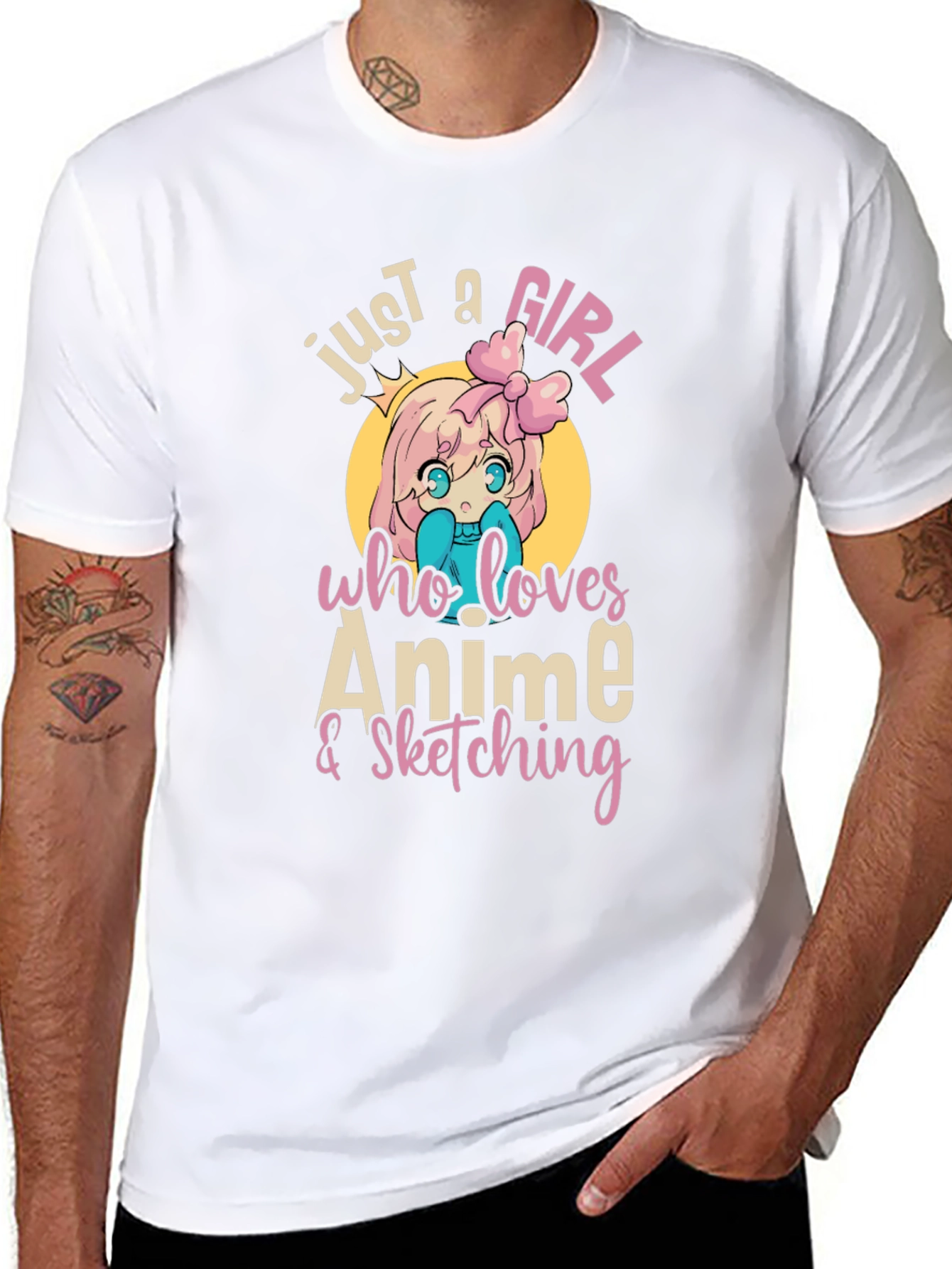 Anime & Sketching Girls T-Shirt