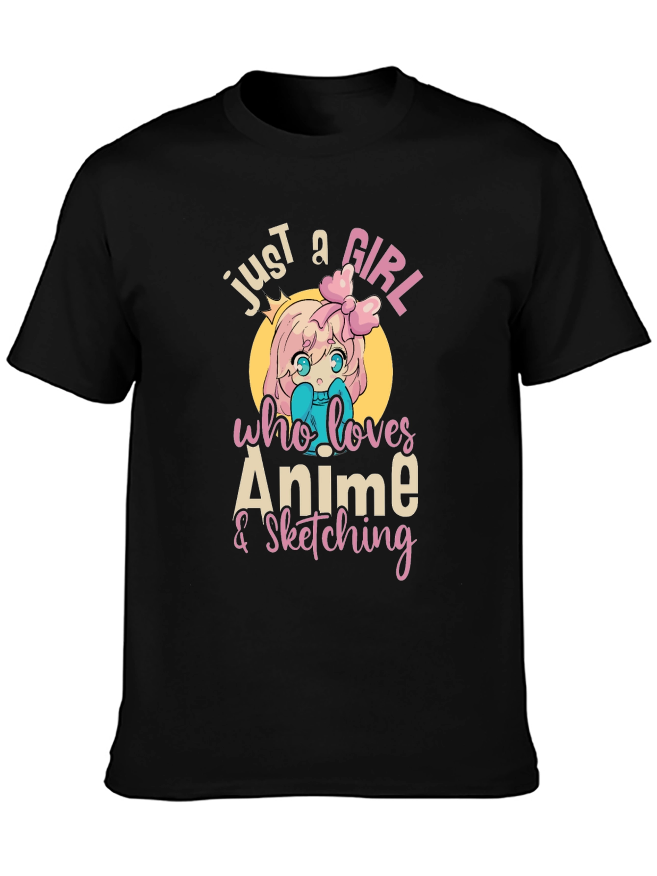 Anime & Sketching Girls T-Shirt