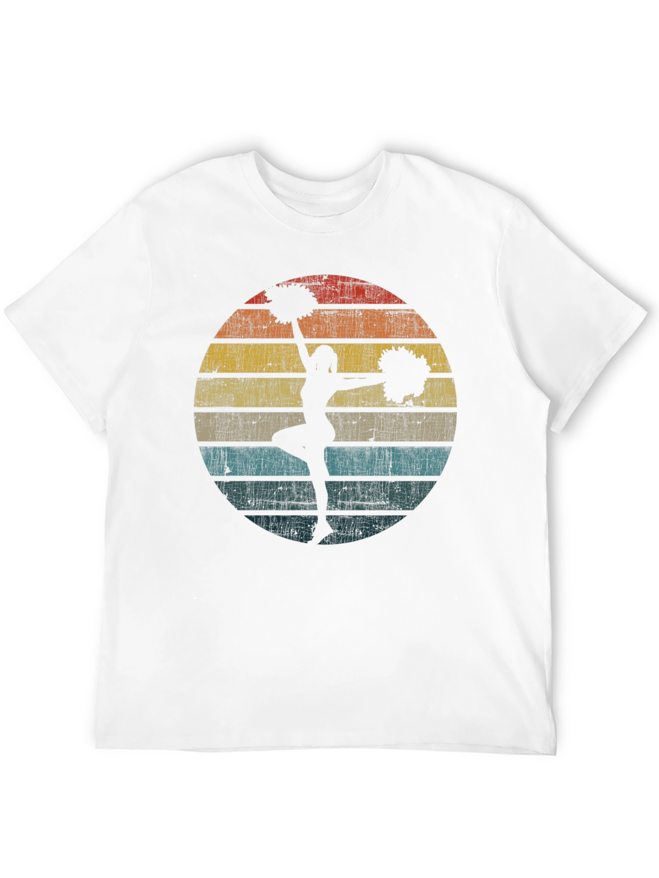 Retro Cheerleader Silhouette T-Shirt