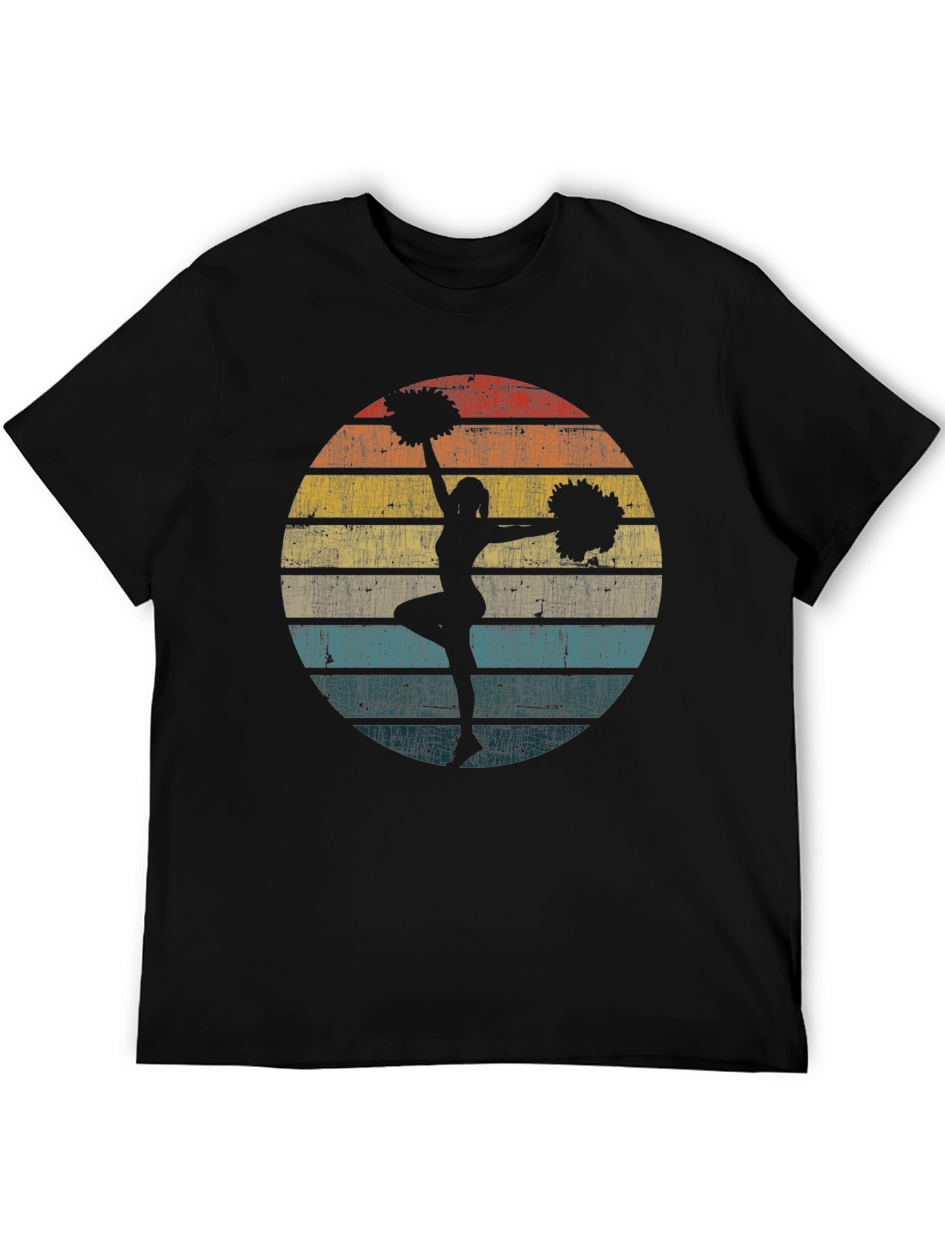 Retro Cheerleader Silhouette T-Shirt
