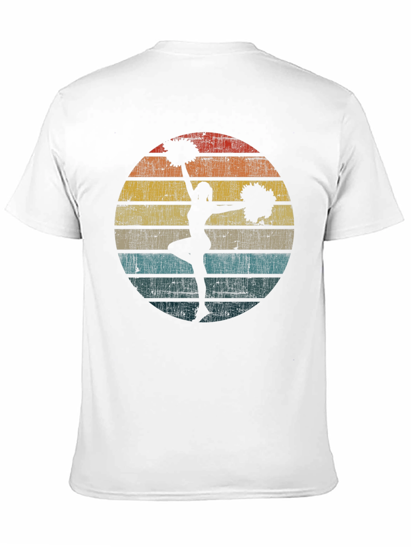 Retro Cheerleader Silhouette T-Shirt