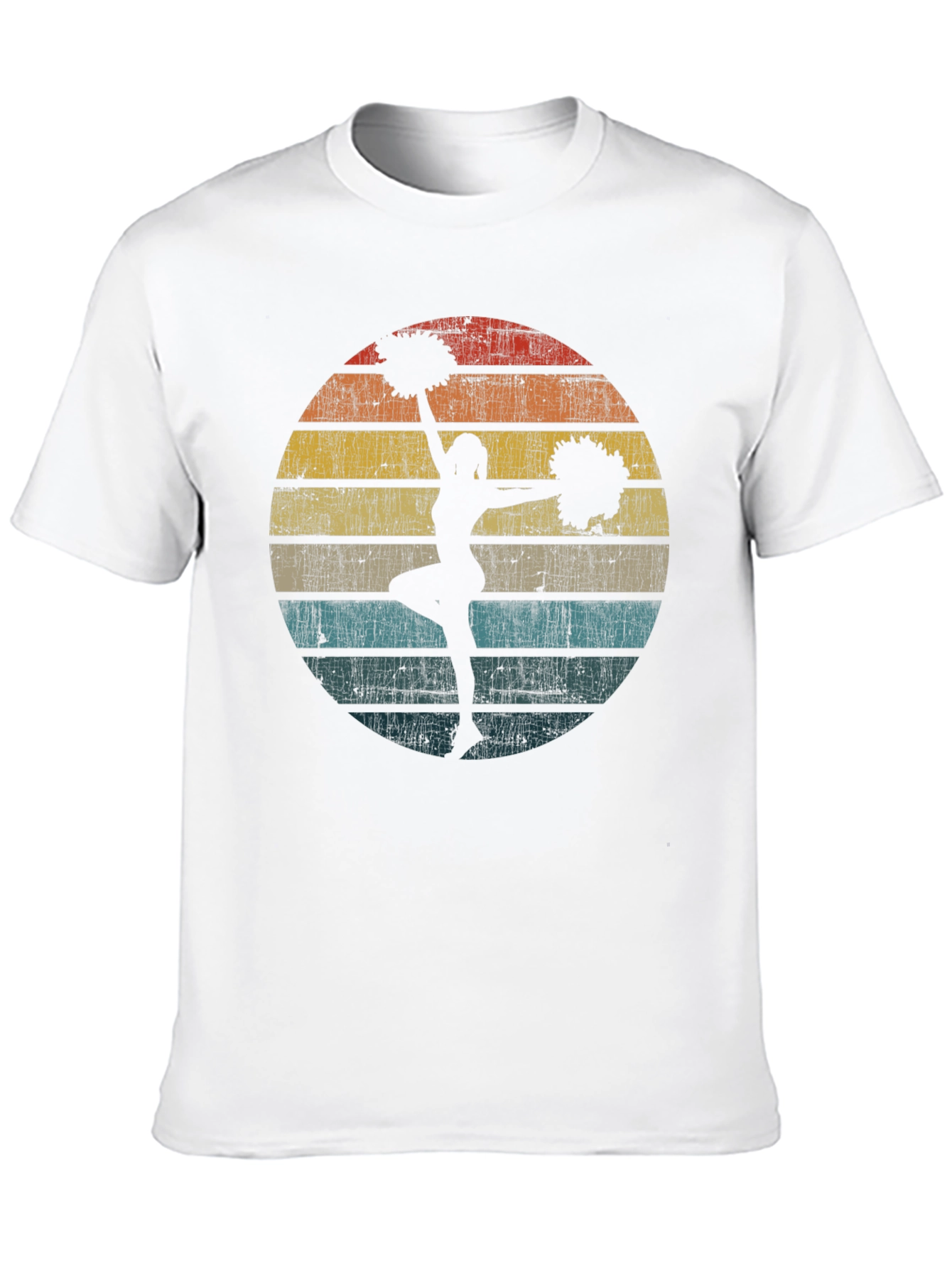 Retro Cheerleader Silhouette T-Shirt
