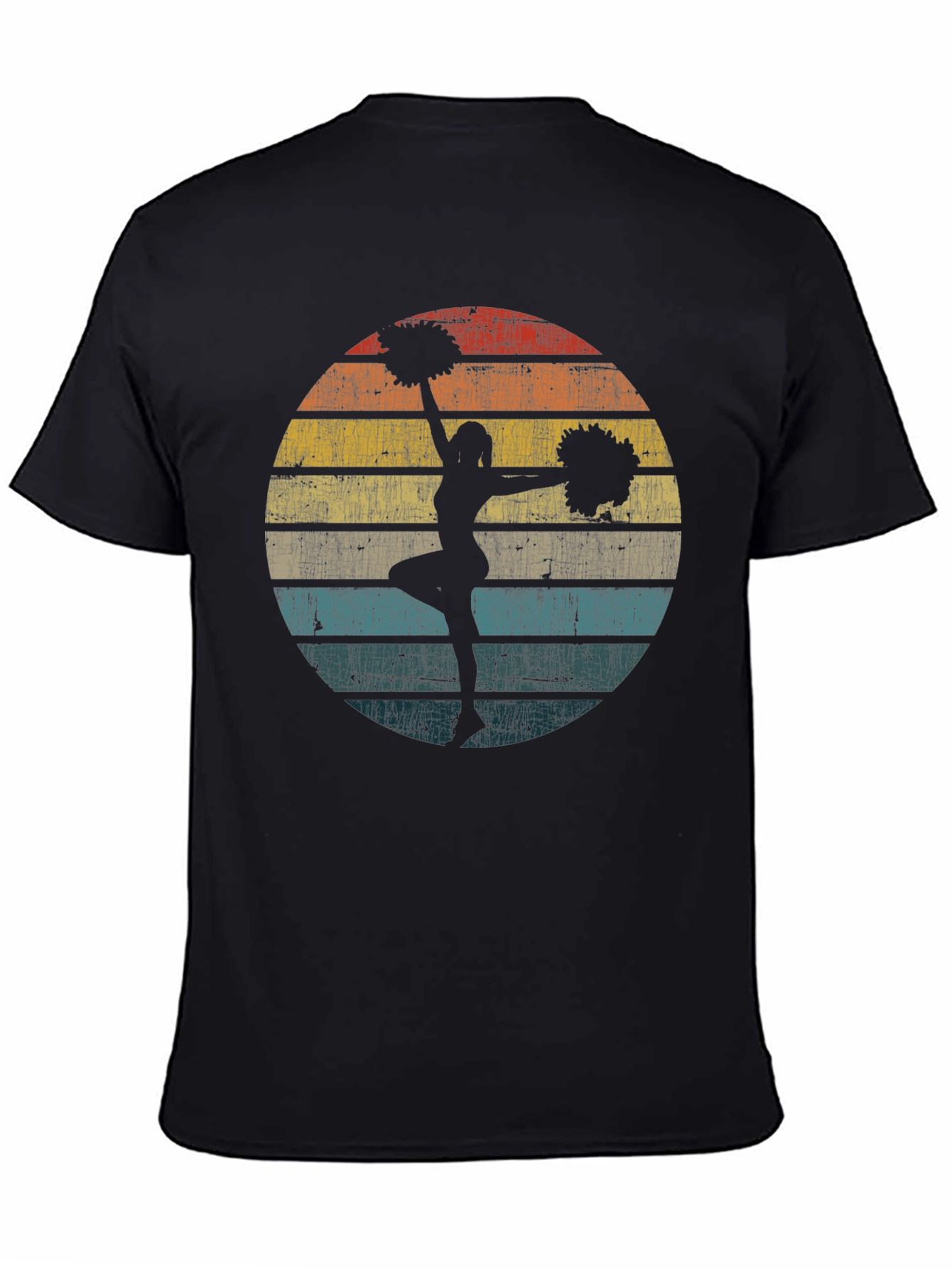 Retro Cheerleader Silhouette T-Shirt