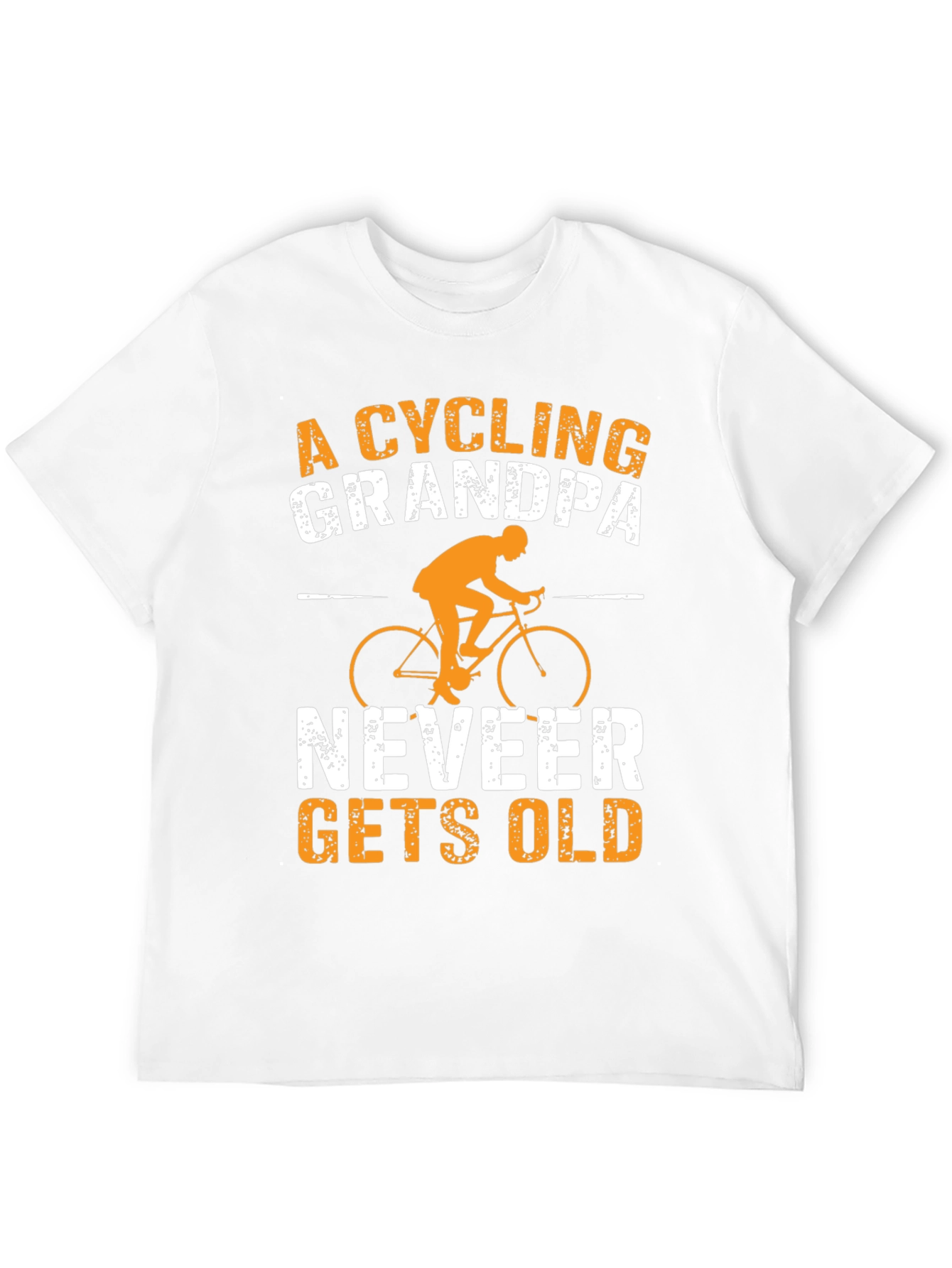 Cycling Grandpa T-Shirt - Never Gets Old!