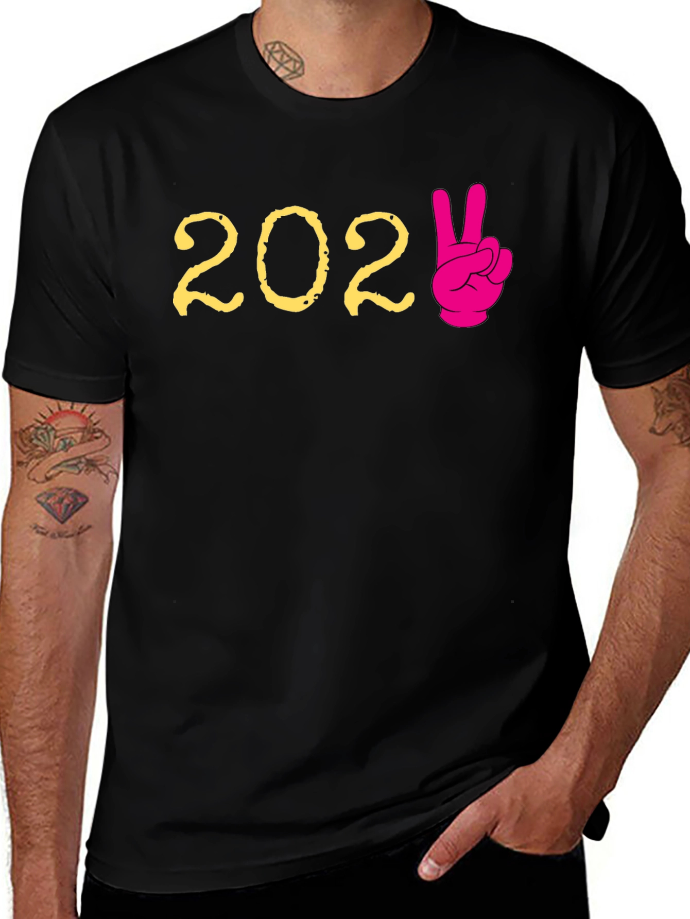 202✌️ T-Shirt - Graphic Tee - Cotton