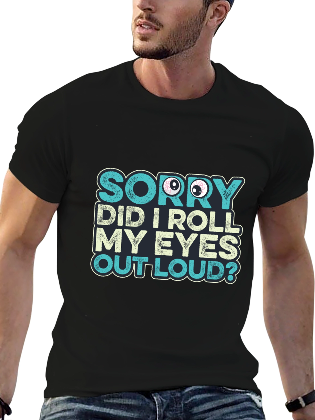 Sarcastic Roll Eyes Humor T-Shirt