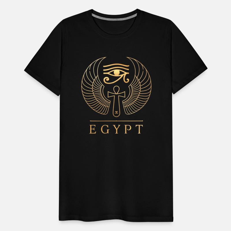 Mystic Egypt T-Shirt – Eye of Horus & Ankh Symbol