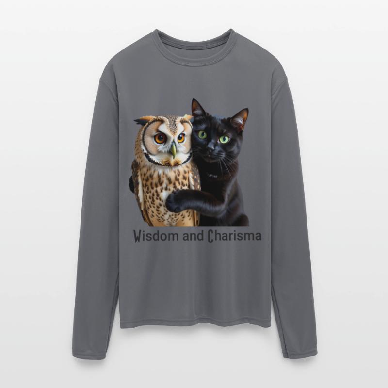 Mystic Night Owl with Cat Embrace