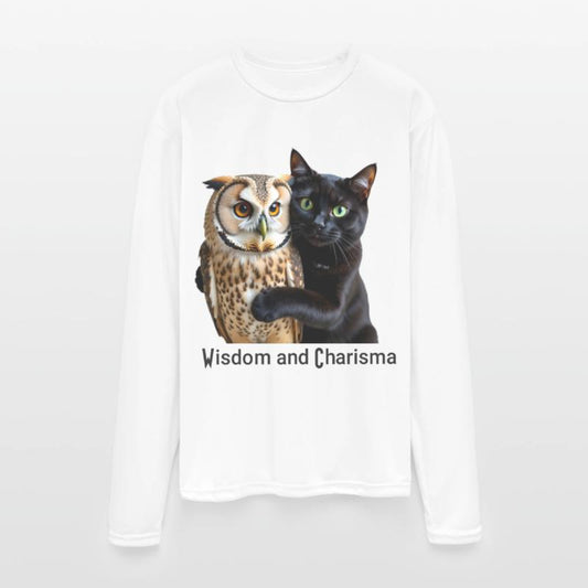 Mystic Night Owl with Cat Embrace