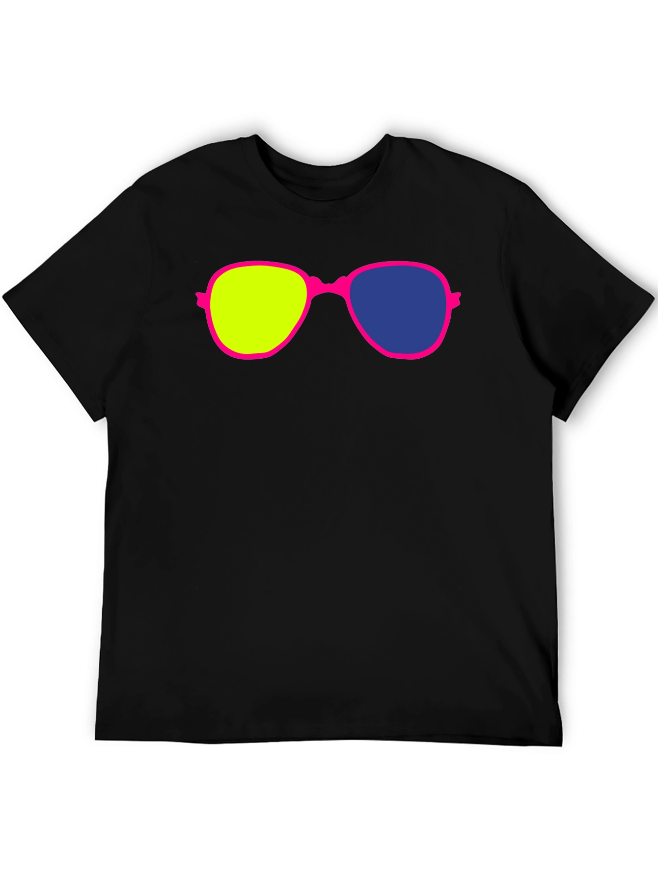 Retro Sunglasses Graphic Tee - Novelty Design