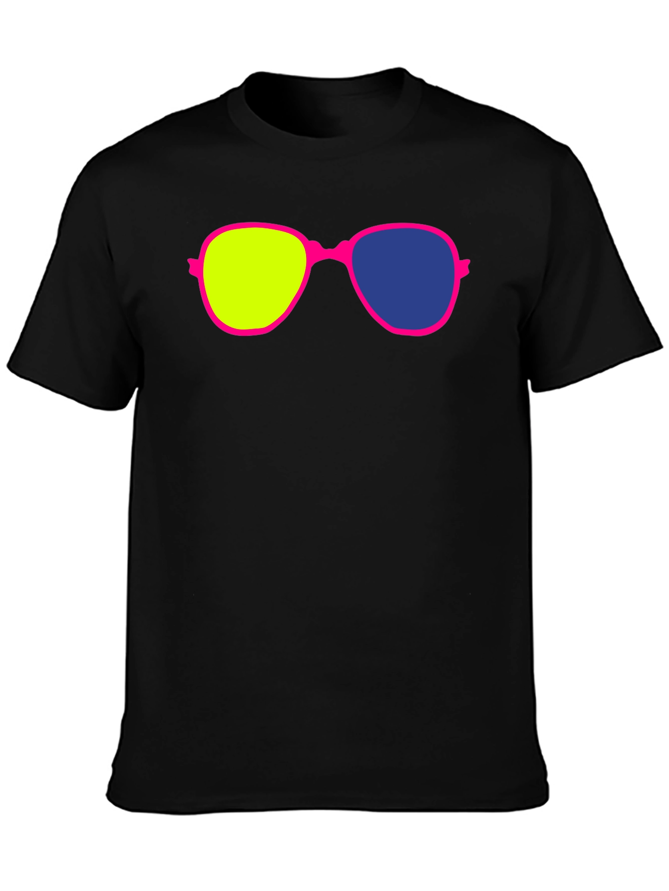 Retro Sunglasses Graphic Tee - Novelty Design