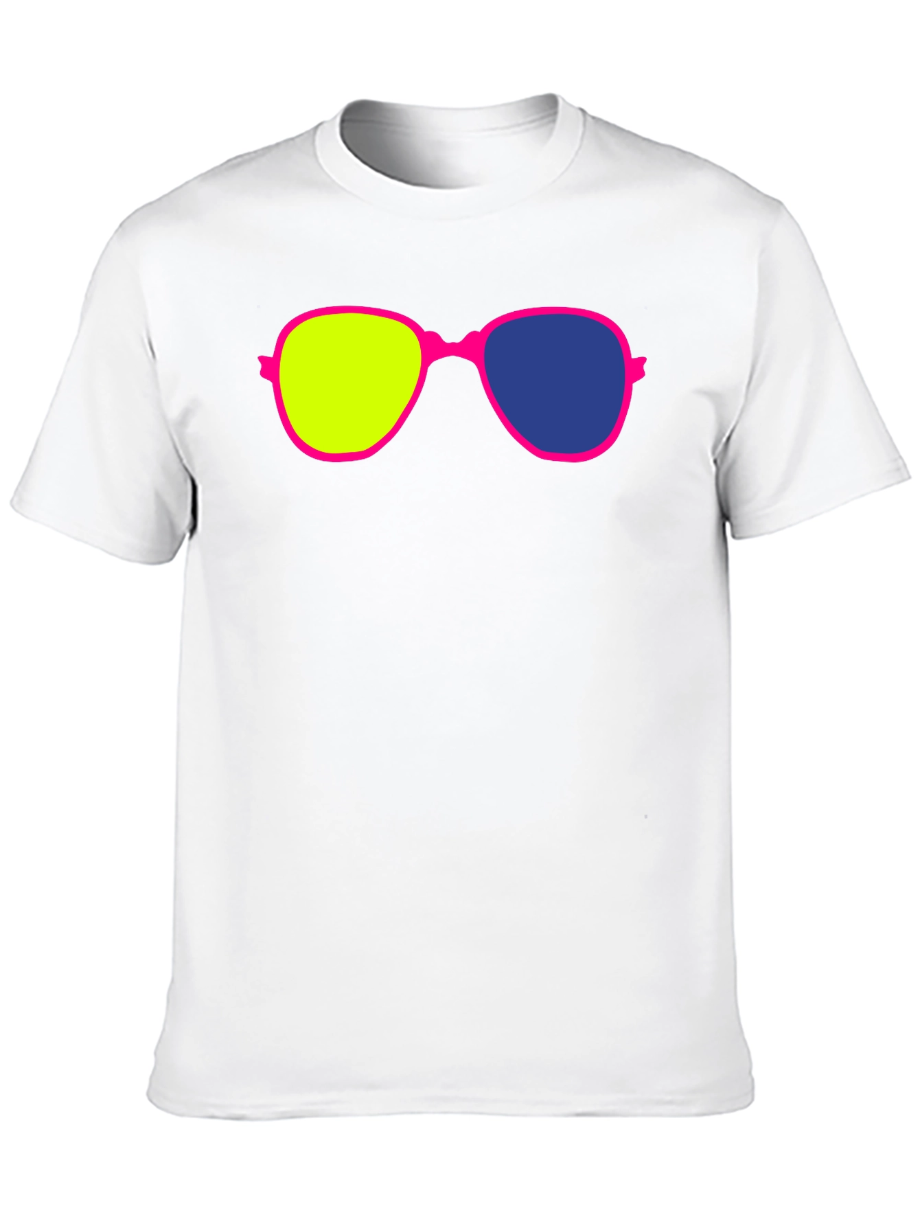 Retro Sunglasses Graphic Tee - Novelty Design