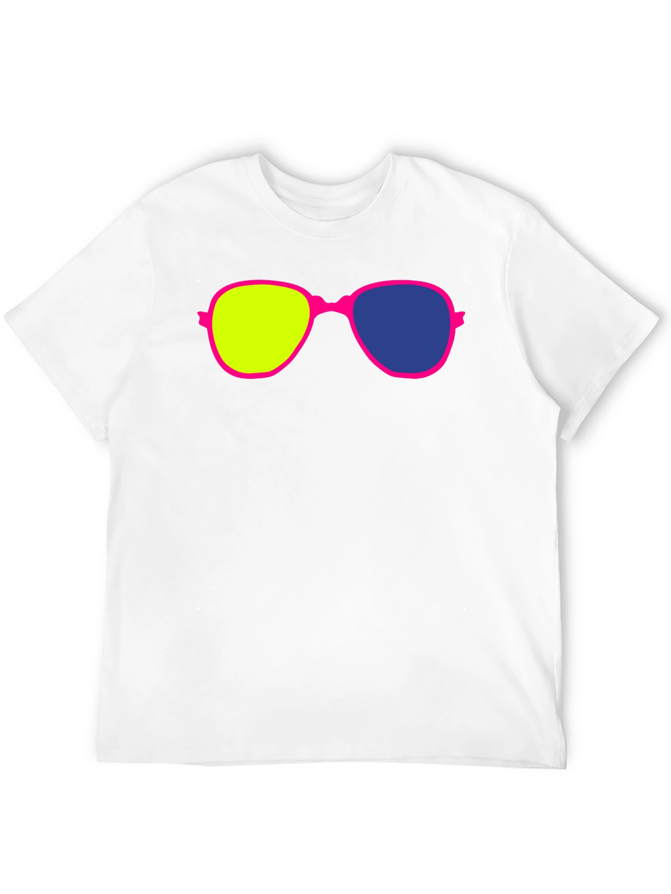 Retro Sunglasses Graphic Tee - Novelty Design