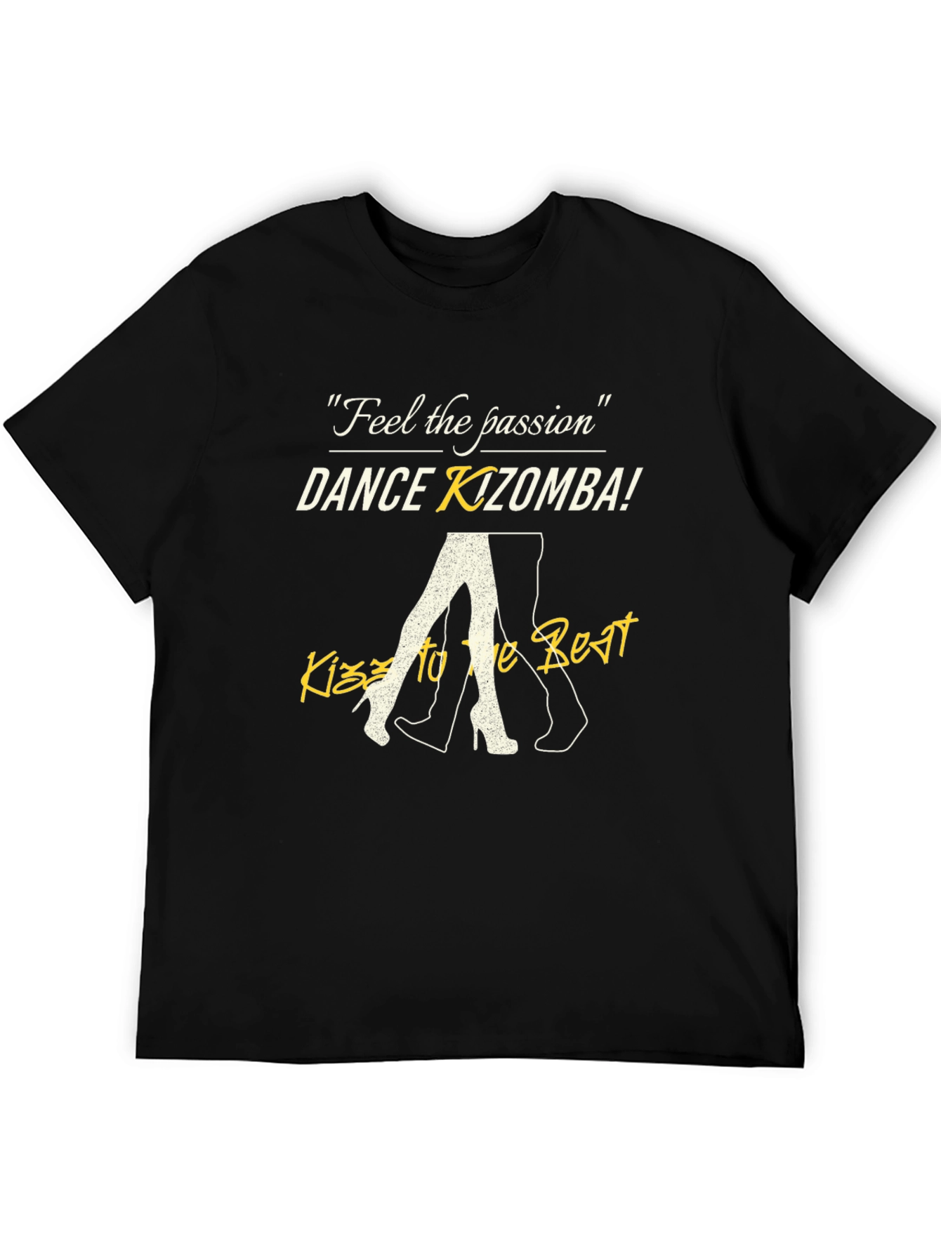 Dance Kizomba Passion T-Shirt - Stylish Graphic Tee